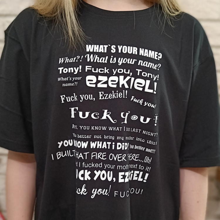 Футболка fuck you tony & ezekiel