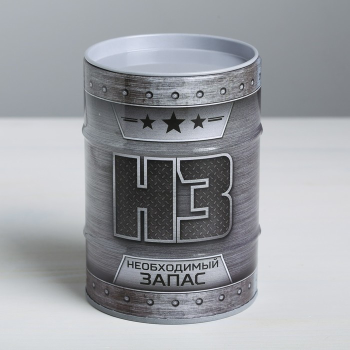Подарочная банка - бочка «нз»