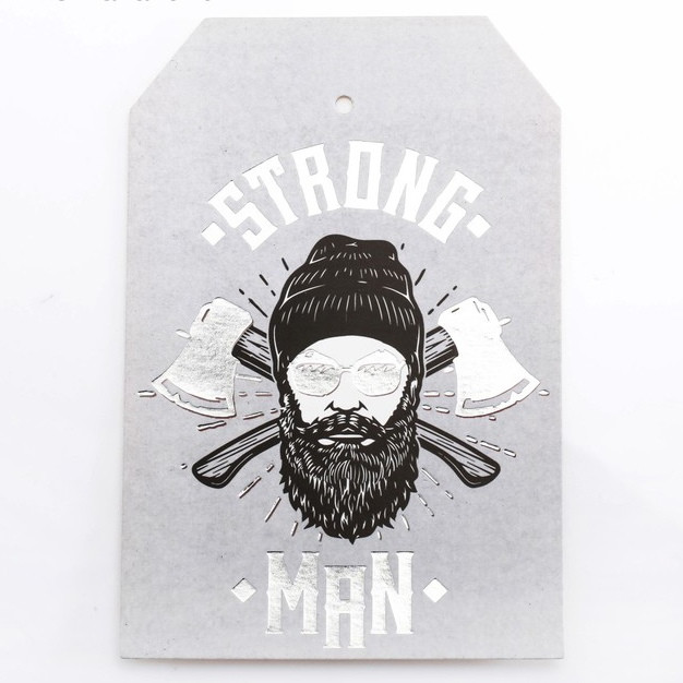 Открытка 'strong man'